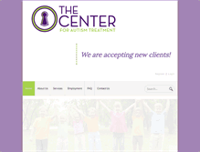Tablet Screenshot of centerautismtreatment.org